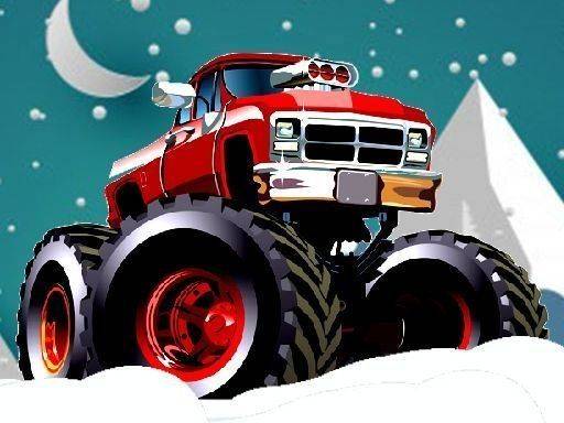Winter Monster Trucks Snow Race