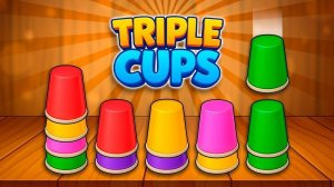 Cups Color Match Puzzle