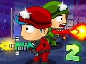 Cooperative Fortress Defense Duo