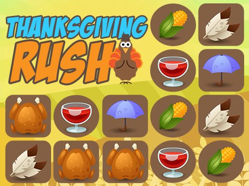 Thanksgiving Rush Match 3 Puzzle Game