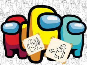 Among Us Coloring Game Online - Kids Coloring Game