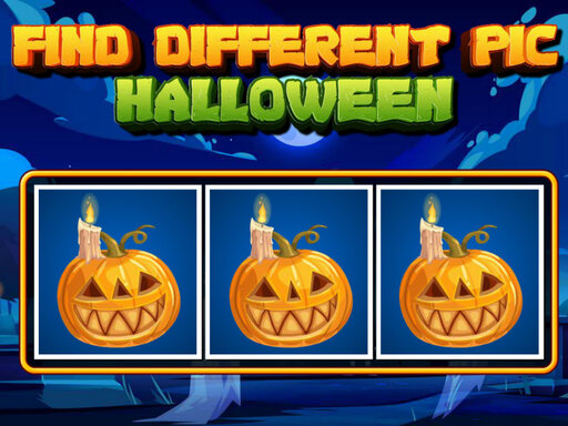 Find Different Pic Halloween Puzzle Game - Observation Puzzle Game