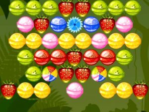 Bubble Shooter Fruits Candies Online Puzzle Game - Arcade Game