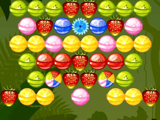 Bubble Shooter Fruits Candies Online Puzzle Game - Arcade Game