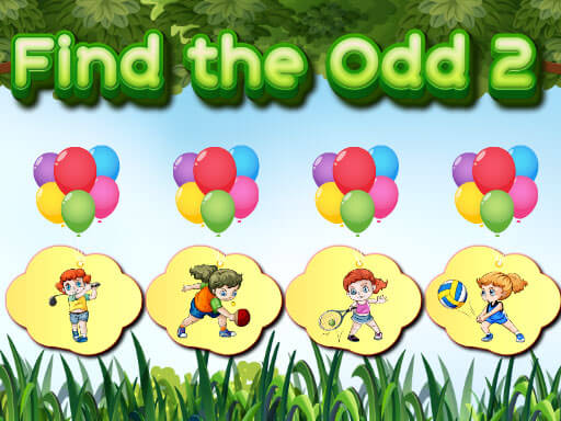 Find the Odd 2 Puzzle Game - Observation Puzzle