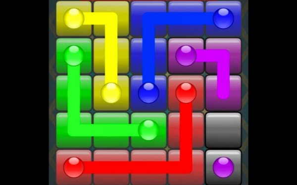 Glow Lines Logic Puzzle