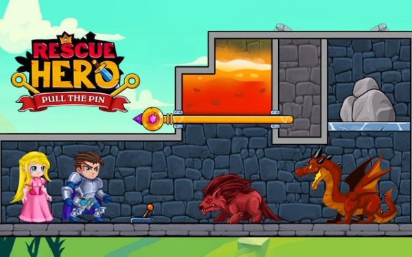 Rescue Hero: Pin Puzzle Adventure