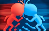 Blue And Red Man: Crowd Runner Online Game