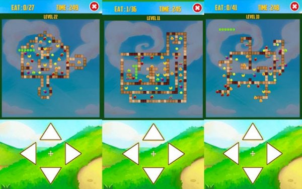 Eat All Maze Game