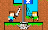 Friends Battle Swords Drawn - Flag Capture Duel