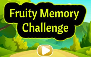 Fruity Memory Match Pairs Puzzle