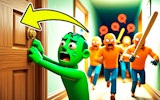 Knock and Run: 100 Doors Escape - Stickman Arcade Game Online