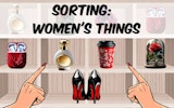 Sorting: Women's Things - Puzzle Game