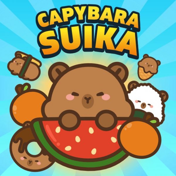 Capybara Suika Puzzle Game