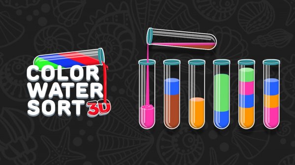 Color Water Sort 3D Puzzle Game Online - Puzzle Game